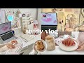 72 hour study vlog 🖇️🥐 very productive days, lots of coffee and stu(dying), life as a student, etc.