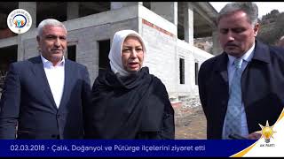 02.03.2018 - Çalık, Doğanyol ve Pütürge ilçelerini ziyaret etti.