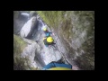 canyoning down the routeburn canyon