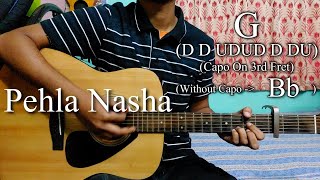 Pehla Nasha | Jo Jeeta Wohi Sikandar | Guitar Chords Lesson+Cover, Strumming Pattern, Progressions..