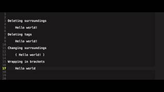 vim surround 1