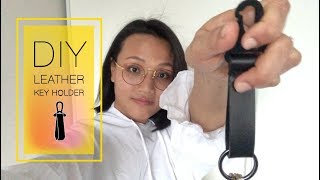 DIY Leather Key Holder [ 中文聲] | AFRAShandmade