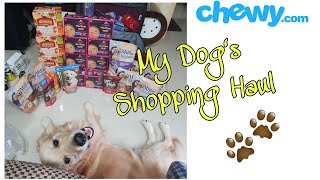Dogs Food & Treats Haul From Chewy.com