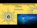 NLP Using Python  Synonyms tutorial 6