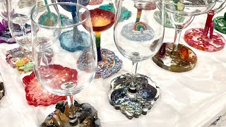 DIY Tutorial Resin Margarita & Wine Glasses - by Karen Governale