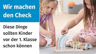 Kompetenzen-Überblick: Das sollten Kinder vor der Einschulung können