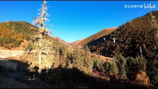 冬季骑行川藏线，翻越高山精疲力尽，夜晚零下十度在观景台上露营丨#徐云流浪中国