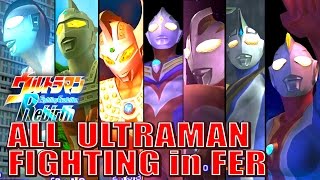 ALL ULTRAMAN FIGHTING in FER ( 2016 Re-Edited in 1080p HD )