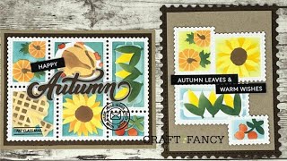 10.26.2024 Get Ready for CraftFancy class using Waffle Flower Harvest Postage Class!