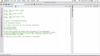 2.10. Ingredient Adjuster - Python