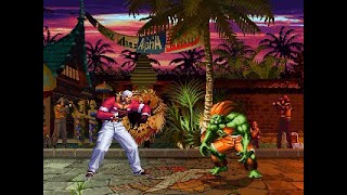 폭주 야시로 vs 블랑카 : Orochi Yashiro vs Blanka