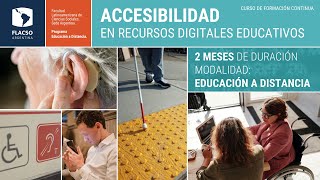 Accesibilidad en recursos digitales educativos