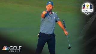 Justin Rose puts an EXCLAMATION mark on Friday fourballs | 2023 Ryder Cup Highlights | Golf Channel