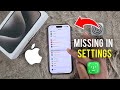 How to Fix Face ID & Passcode Is Not Showing in iPhone Settings (FIXED)