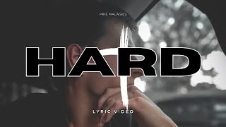 NEW Christian Rap | Mike Malagies - Hard (Lyric Video)