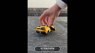 xy-minicar-180 Ferrari SF90 フェラーリ 1/32 ミニカー 全4色 ライト点灯 エンジンサウンド 合金モデル 模型 ジオラマ