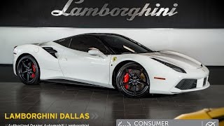 2016 Ferrari 488 GTB Bianco Avus L0927