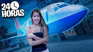 PASSEI A NOITE NO MEU AVIÃO (24 HORAS) !!!!