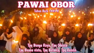 BATAM TERKINI - RIBUAN SANTRI ANTUSIAS - PAWAI OBOR MERIAH - MENYAMBUT TAHUN BARU 1445 HIJRIAH