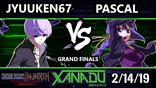 F@X 289 UNIST - Jyuuken67 (Byakuya) Vs. Pascal [L] (Eltnum) - Under Night In-Birth Grand Finals