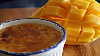 Mango Crème Brûlée | Easy Recipe Dessert | ASMR Cooking | 21/12