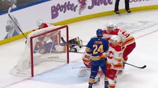 Dan Vladar makes a save on Peterka vs Sabres (10/19/2023)