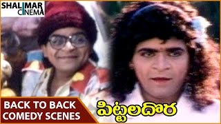 Pittala Dora Movie || Ali Back To Back Comedy Scenes || Ali, Indraja, Brahmanandam || Shalimarcinema