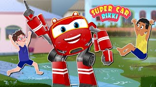 SuperCar Rikki Saves the City from Water Logging Problems due to Heavy Rains!
