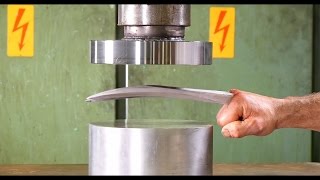 Crushing Adamantium with Hydraulic Press