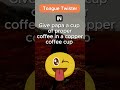 Tongue Twister: Papa Coffee!  #shorts #yutubeshorts #viralshorts #funny #coffee #learning #english