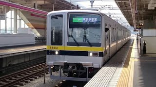 東武20400系21412F 東武宇都宮線各駅停車東武宇都宮行き 栃木駅発車