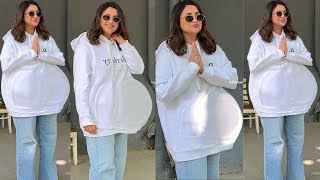 Pregnant Parineeti Chopra flaunts her Baby Bump at Chamkila Trailer Launch