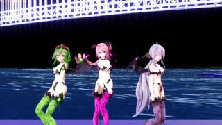 【MMD】Masked bitcH 【Tda Seductive Devil GUMI Haku  Luka】