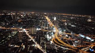 Bangkok's 360° skyline view from the top of the tallest building #bangkok