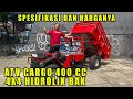 ATV CARGO 400CC 4X4 HIDROLIK BAK TERBARU 2023