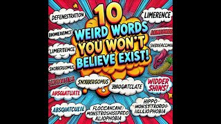 10 Weird Words You Won't Believe Exist @VidVibe101