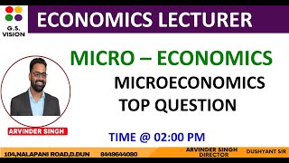 MICRO ECONOMICS TOP QUESTION // LECTURER ECONOMICS