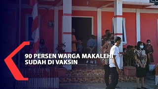 90 Persen Warga Makalehi Sudah Di Vaksin