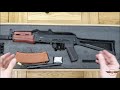 unboxing cyma cm.045a aks 74u metal and wood cqb beast