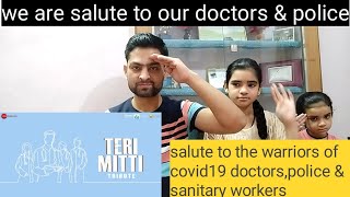 Family Reaction on | Teri Mitti - Tribute to Doctors | Emotional 😭😭 | Akshay Kumar | B Praak
