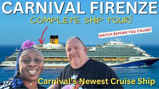 CARNIVAL FIRENZE FULL WALKTHROUGH SHIP TOUR 4K