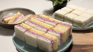 How to make colourful layer rice cakes