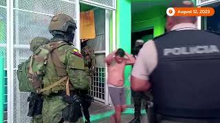 Drugs and ammo seized in Ecuador prison intervention