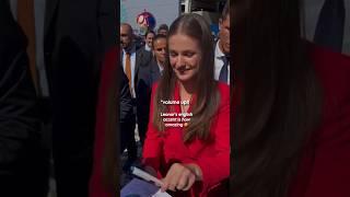 Princess leonor speaking English#shorts#leonor#viralvedio#princesadeasturias#edit