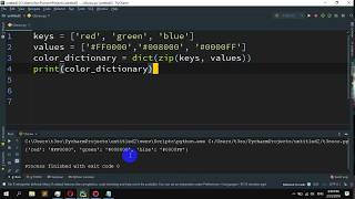 How to Convert two lists into a dictionary in Python