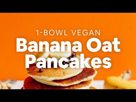 One-Bowl Vegan Banana Pancakes