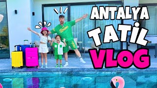 KUZEY ELİF ANTALYA TATİL YOLCULUK VLOG ‼️ 24 SAAT YOLCULUK !!