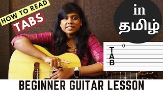 How to read Guitar Tabs | Tamil | Beginner Lesson | Po Nee Po & Twinkle |  nVolve Music |