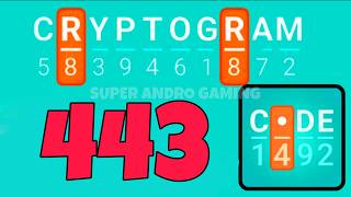 CRYPTOGRAM 443