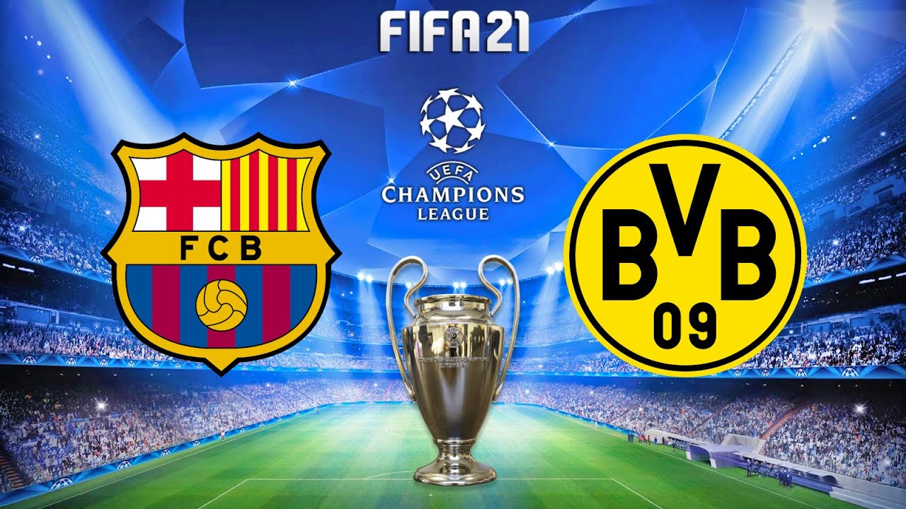 FIFA 21 | Barcelona Vs Borussia Dortmund - UEFA Champions League - Full ...